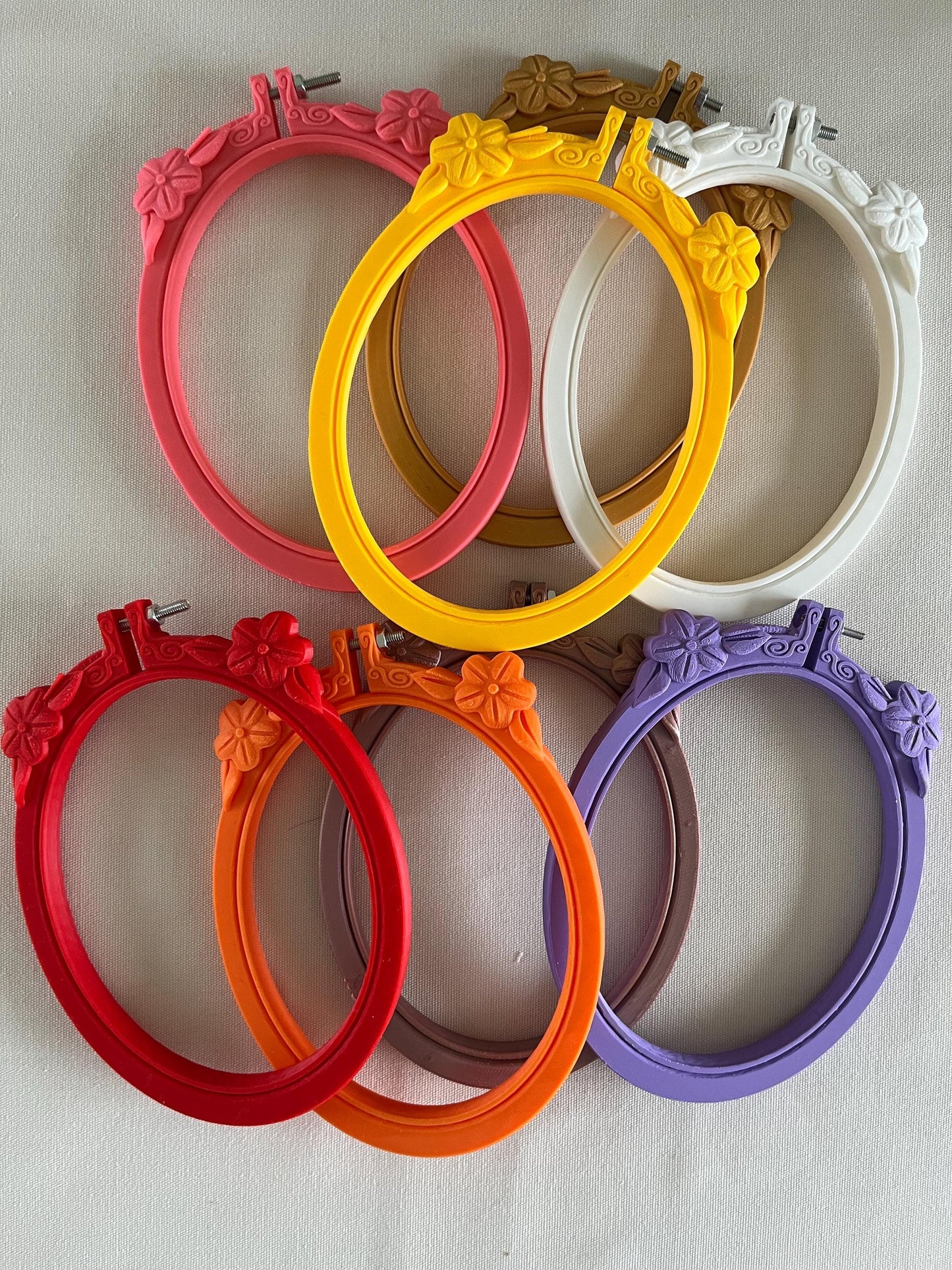 Flower Embroidery Hoop| Embroidery Frame| 3D printed embroidery hoop| Cross stitch hoop | Embroidery hoop