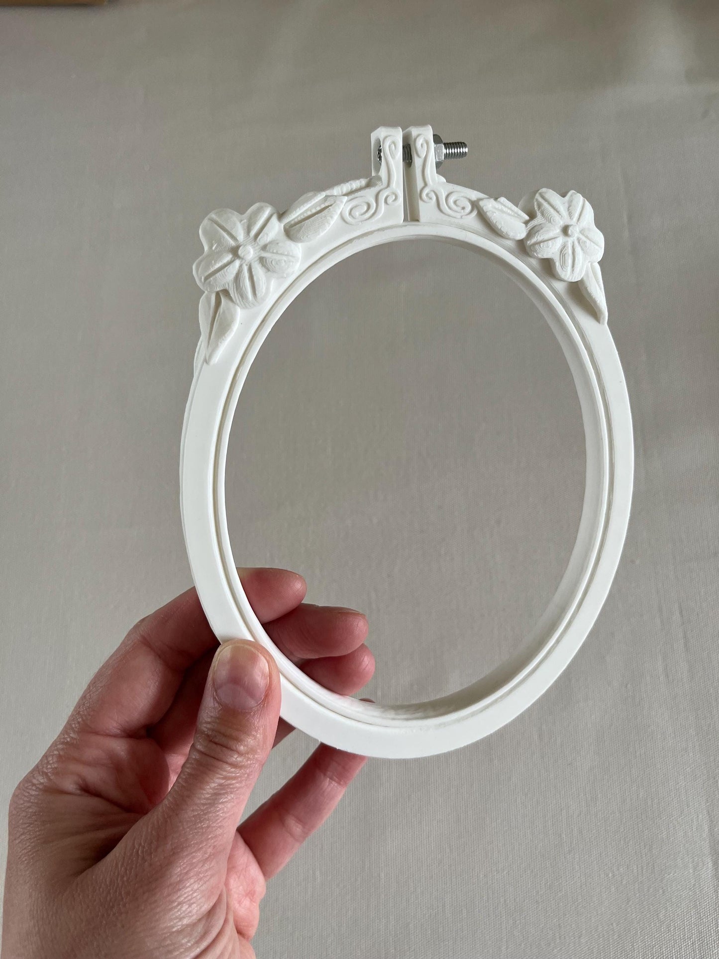 Flower Embroidery Hoop| Embroidery Frame| 3D printed embroidery hoop| Cross stitch hoop | Embroidery hoop