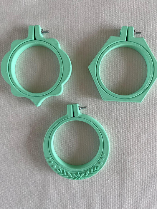 Mini Embroidery Hoop| Embroidery Frame| 3D printed embroidery hoop| Cross stitch hoop | Embroidery hoop