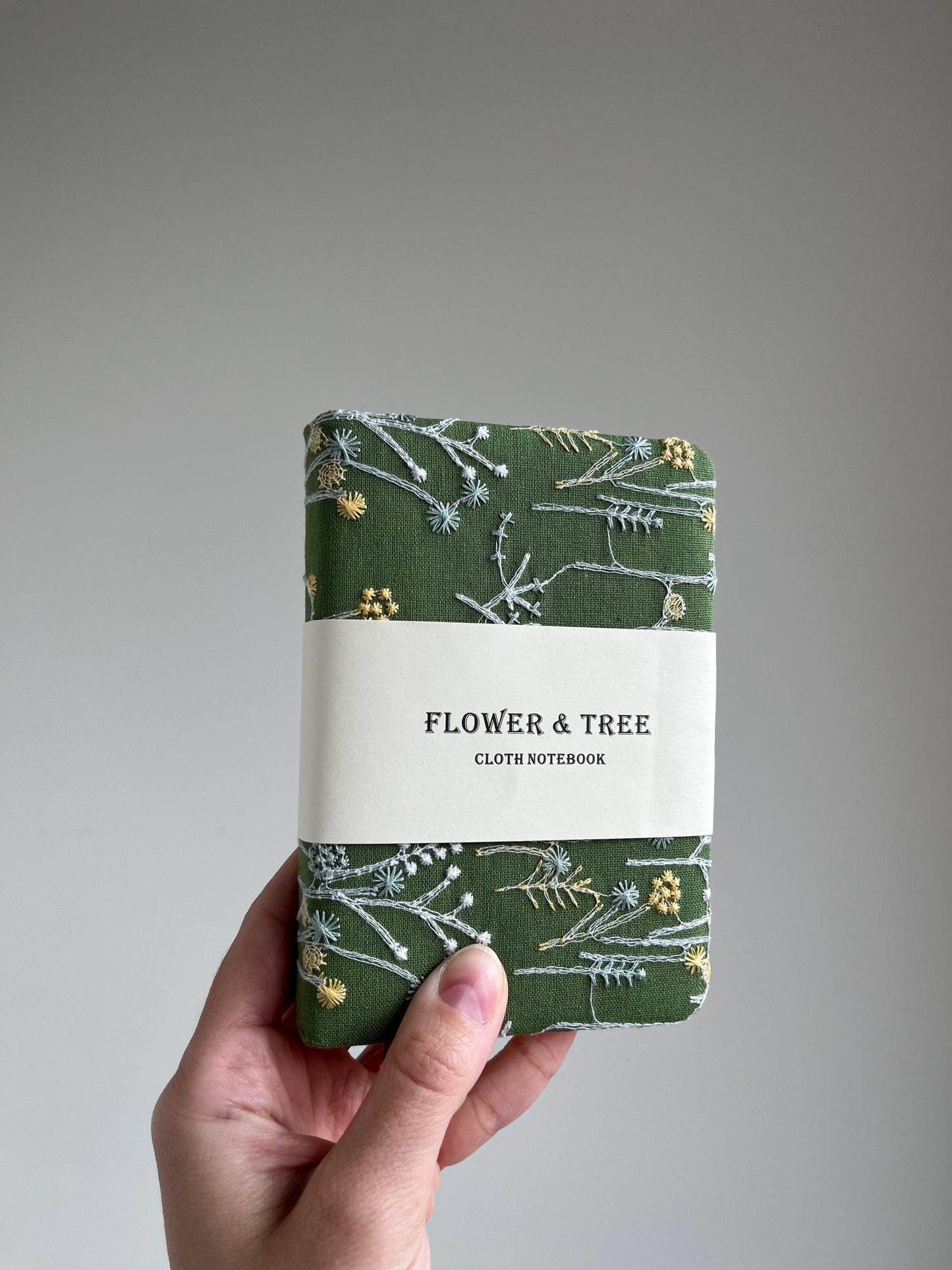 A6 Notepad| Notebook with embroidered cover | Notebook