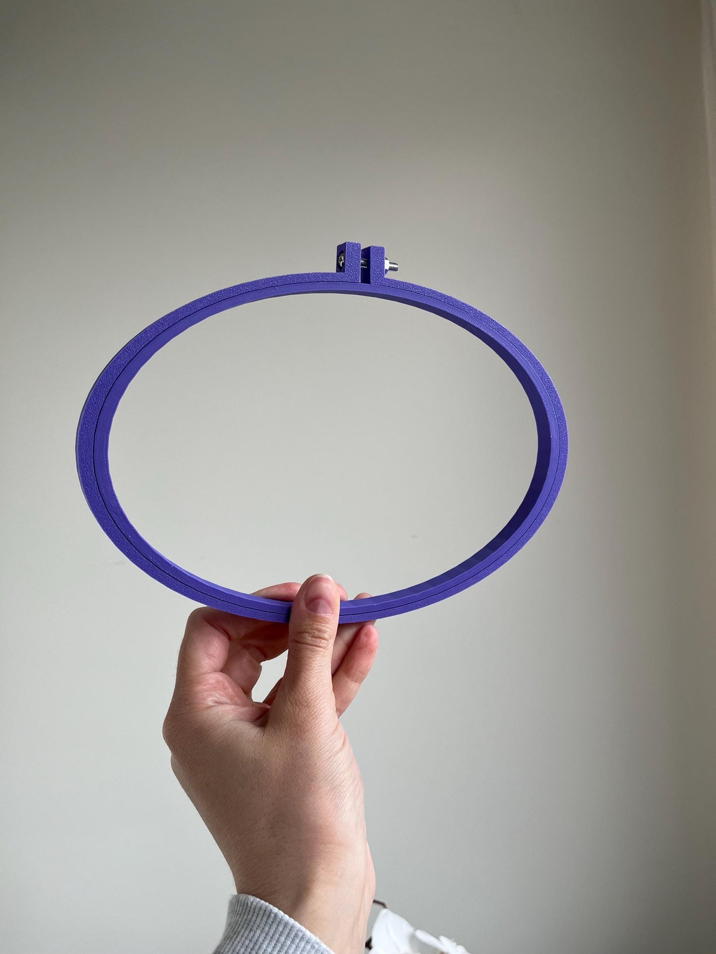 Oval Embroidery Hoop| Oval Embroidery Frame| 3D printed embroidery hoop| Cross stitch hoop | Embroidery hoop