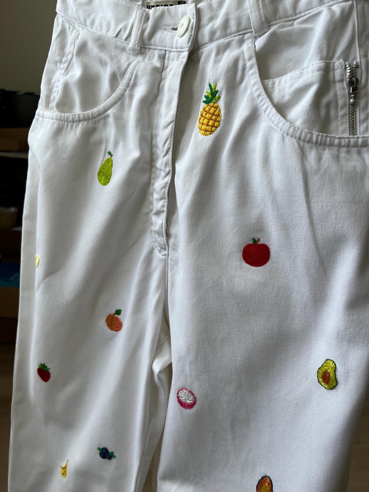 Fruits Embroidery stickers | Hand embroidery stickers| Stick and stitch embroidery | Water-soluble stickers