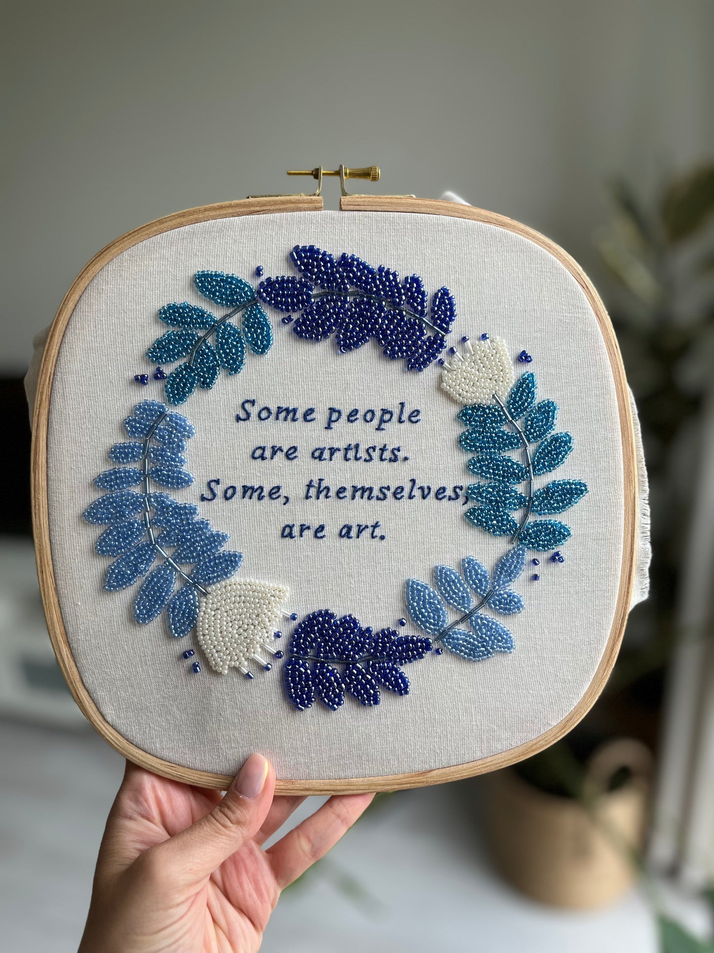 “Some people are artists. Some, themselves are art” 💙