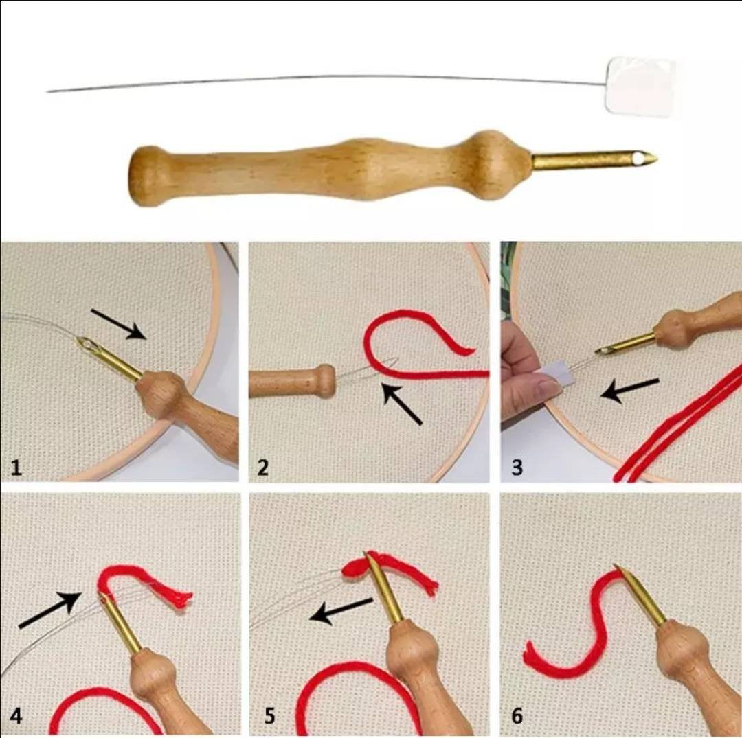 Wool punch needle
