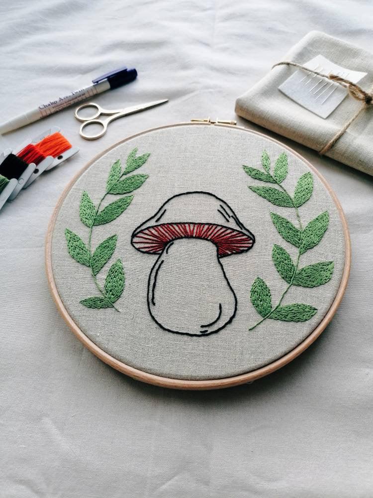 Embroidery kit DIY for beginners - Indie's Little Crafts