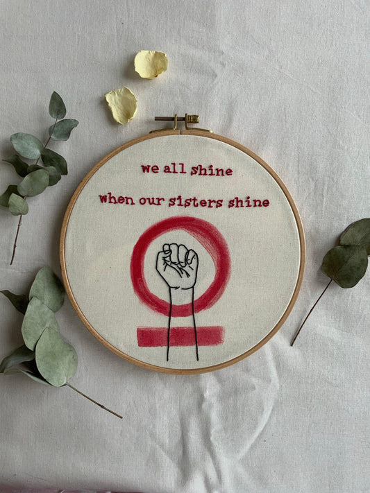 We all shine, when our sisters shine - Indie's Little Crafts