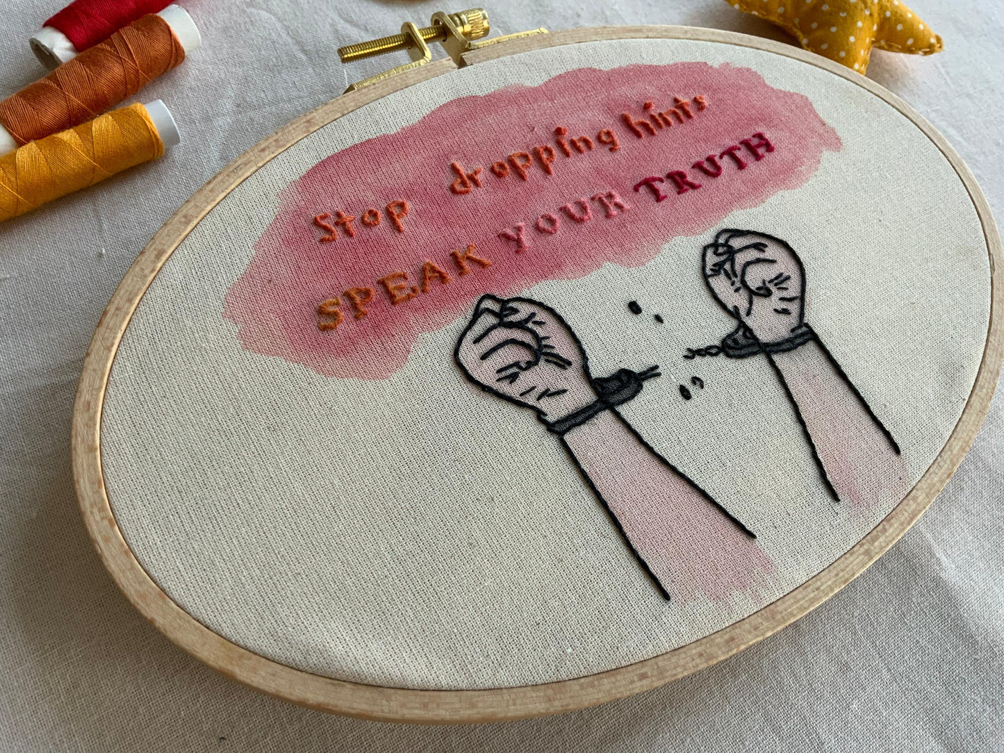 Stop dropping hints. Speak your truth! - Indie's Little Crafts