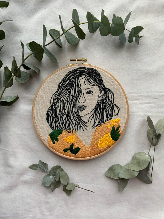 Girl portrait - Indie's Little Crafts